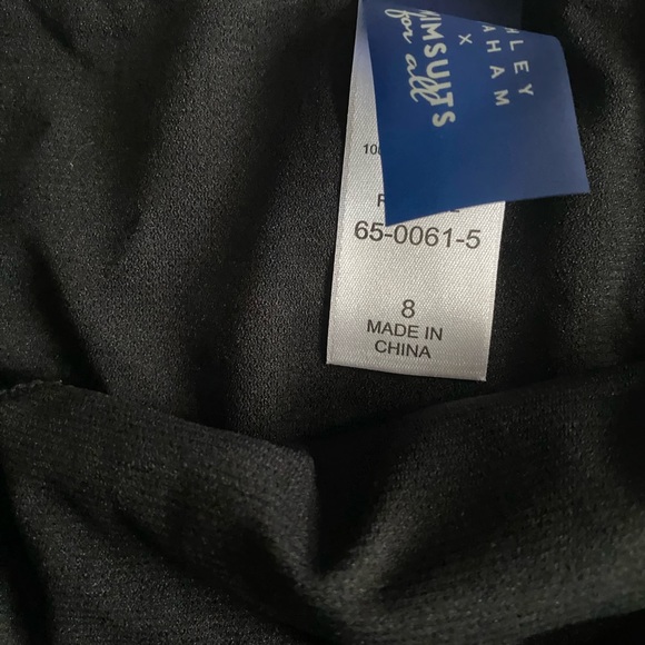 Ashley Graham Womens Black bikini bottom with Side Ties. New with Tags - Picture 3 of 4